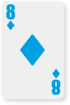 Eight of diamonds